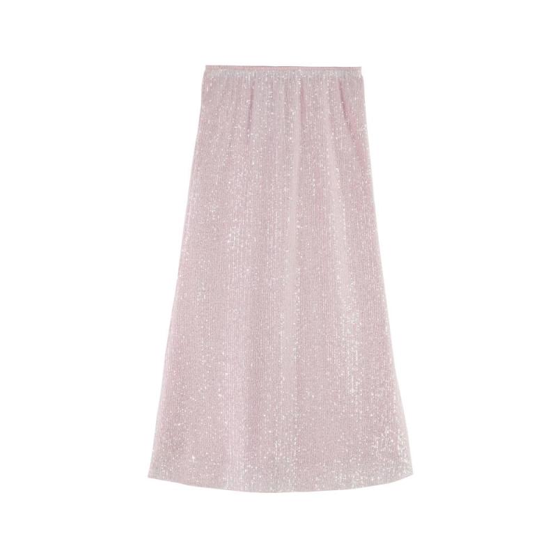 Ladies Sparkling Knee-length Skirt