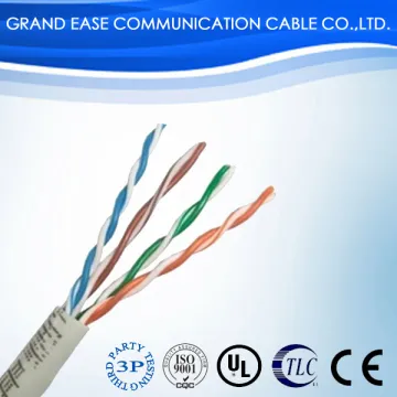 factory supply cat5e utp LAN cable indoor cabling price per meter