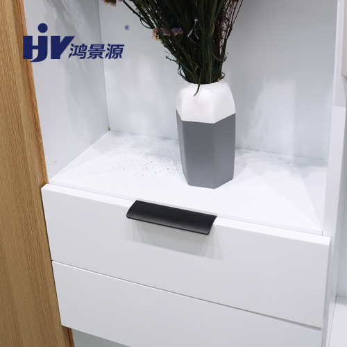 Edge drawer pulls Modern Black Hardware Pulls