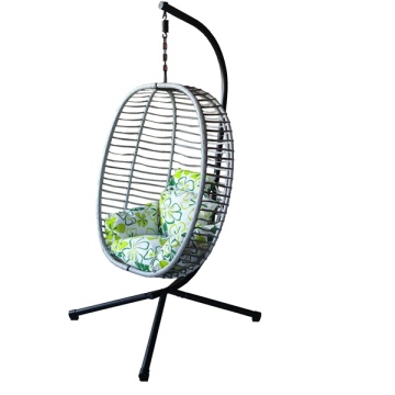 Oval folding box hanging basket rocking chair