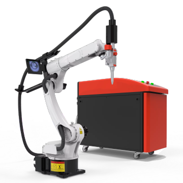 Robot hàn laser với hệ thống định vị và hệ thống trình thu thập dữ liệu di động