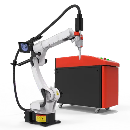 Laser Welding Robot with Positioner and Mobile Crawler Systems