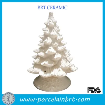 Christmas tree bisque ceramics for paint
