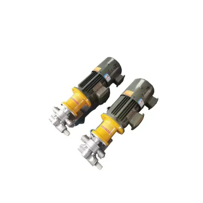 magnetic supercharged gear pump