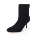 Warm Woolen High-Heel Ankle Boots