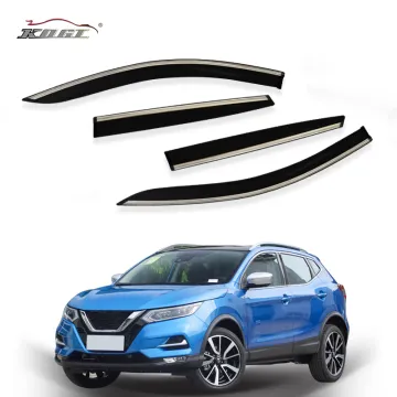 FACTORY CUSTOM Protective Window Visor Wind Deflectors for Nissan QASHQAI