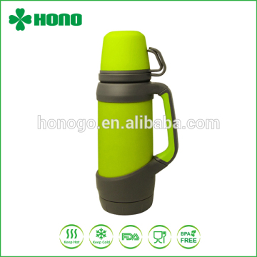 1000ML Stainless Steel Themo Travel Pot/ Travel Bottle With 2 Serving Cups