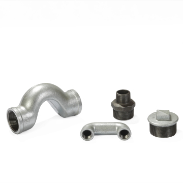 Galvanized Pipe Fittings and Fire System Valves: 4 Inch Galvanized Pipe Fittings and 5 Inch NRS Flange End Gate Valve