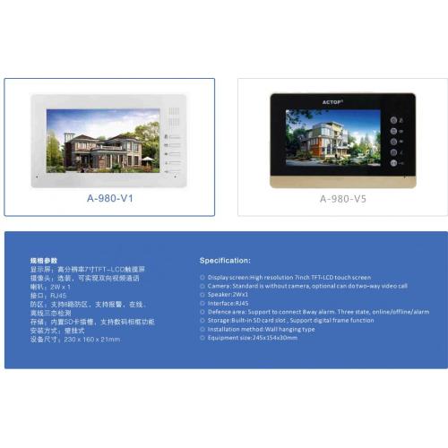 Wohnung IP POE Video Intercom