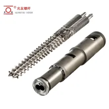 সিনসিনাটি ব্যাটেনফেল্ড পিভিসি এক্সট্রুডারের জন্য বাইমেটালিক কনিক্যাল টুইন স্ক্রু এবং ব্যারেল