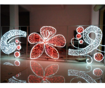 Christmas Motif Hanging Lights for Street Decoration