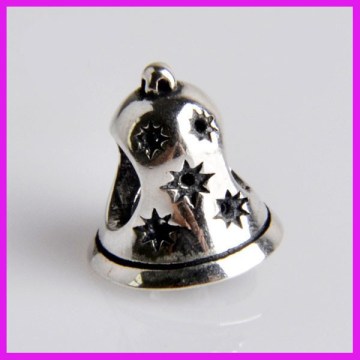 Small Bell Shape Sterling Silver Charms Beads For European Bracelets