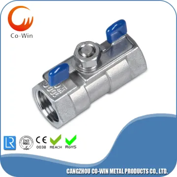 1PC Ball Valve With Butterfly Handle PN63