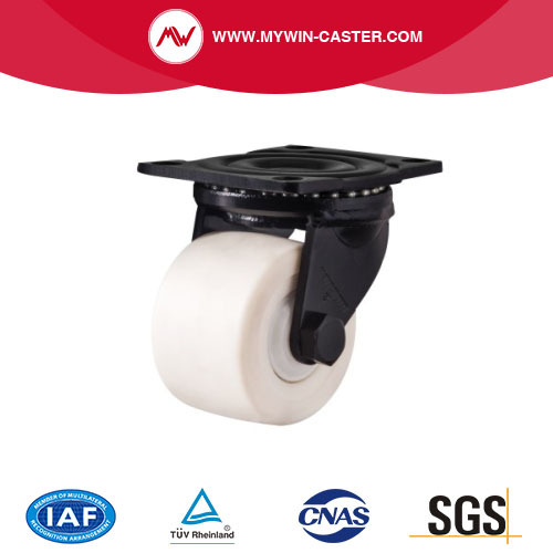 3inch Low Gravity Top-plate Swivel Nylon Caster Wheel