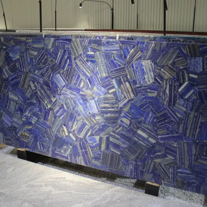 Luxury Lapis Lazuli Blue Agate Slab Tiles