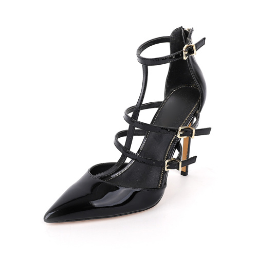 Pointed Toe Multi-strap High Heel Sandals