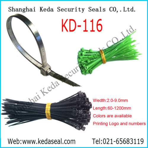 cable tie ,zip ties KD-116 plastic seal/ nylon cable ties