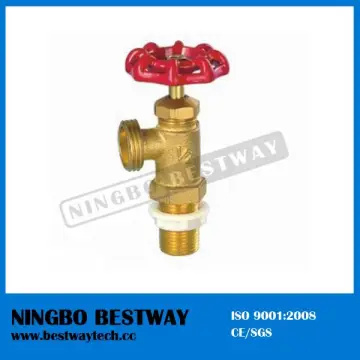 Brass Boiler Drain Valve with plastic lcoknut