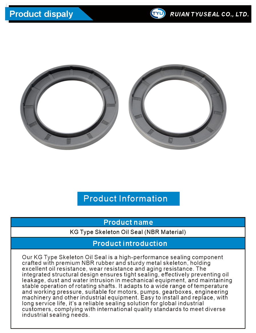KCY Oil Seal NBR Material