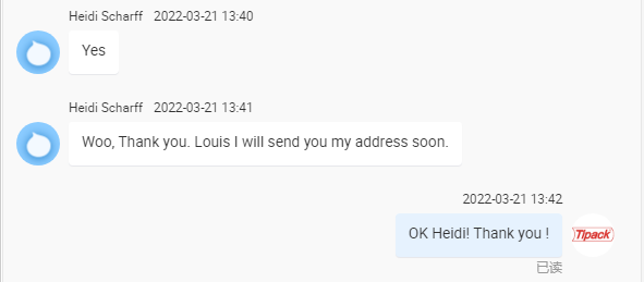 Heidi commends