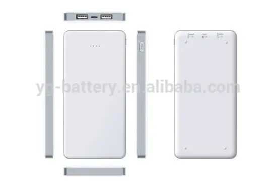 Wallet Design USB Backup Battery for Mobile Phones Tablet PC Laptop