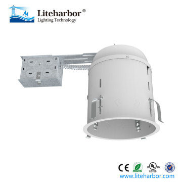 Liteharbor 6 Inch Downlight Compact Fluorescent Remodel NON-IC Housing