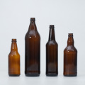 Glass Amber Beer Bottles with Flip Caps