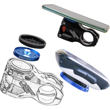 20076 Headsets Extended Bicycle Computer Sticker & Cellphone Holder Bike Phone Mount