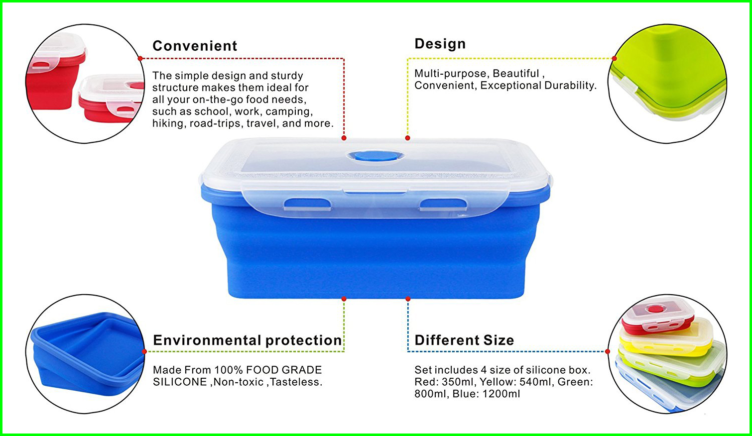 Silicone Food Storage Container