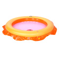 Piscina inflável de crianças portátil 2 anel piscina
