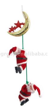 Santa Climbing Moon