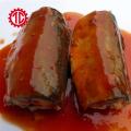 Caballa enlatada en salsa de tomate picante