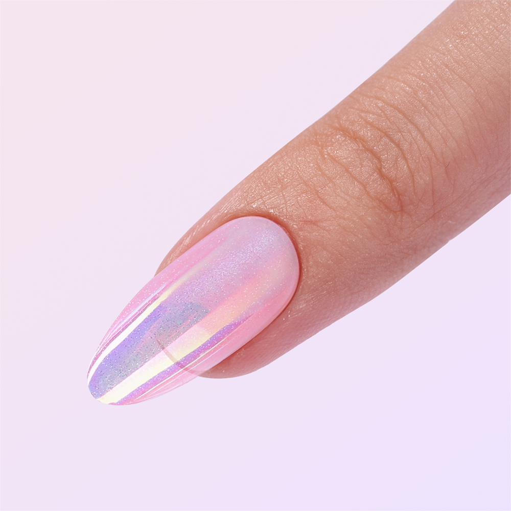 Almond cat eye false nails