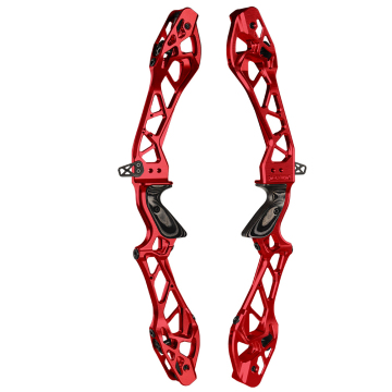 Topoint Archery Recurve Bow Riser - 25\" CNC Aluminum 6061T6 for ILF Bows - Available in Single Colors for Right and Left Hand Users