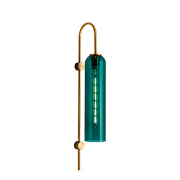 Nordic Design Glass Shade Wall Lamp for Living Room