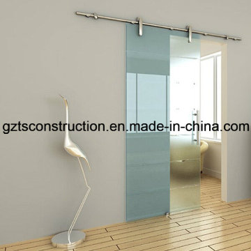 Europe Frameless Tempered Glass Residential Sliding Door