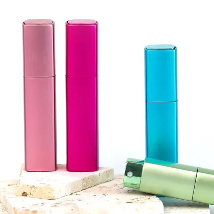 Mini Aluminum Twist Up Refillable Perfume Atomizer