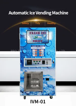 Ice and water vending machine ice cream vending