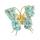 Amazonalite Butterfly Decoration Healing Crystal Chip Beads Ornament Home Decor Gifts