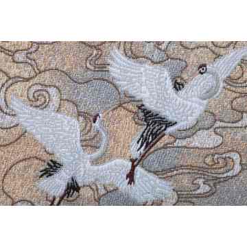 Étiquettes tissées numériques de style ancien