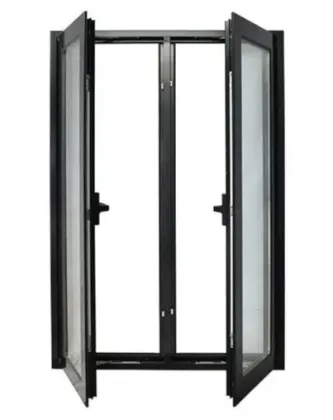 Modern Aluminum Glass Soundproof Casement Window 96x80
