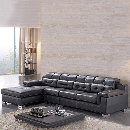 Leather 2-Piece Sectional Sofa