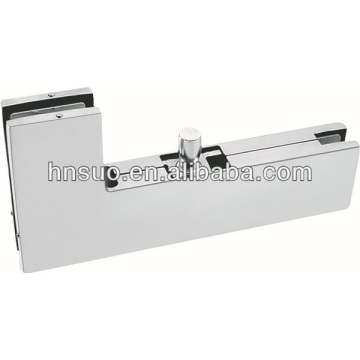 best quality L shape patch fitting aluminum glass clamp