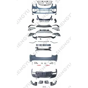 Car Body Kit for Benz GLE W166 Coupe 2016-2019: Upgrade to GLE63 AMG Bumper Grille Rear Diffuser Exhaust Pipes