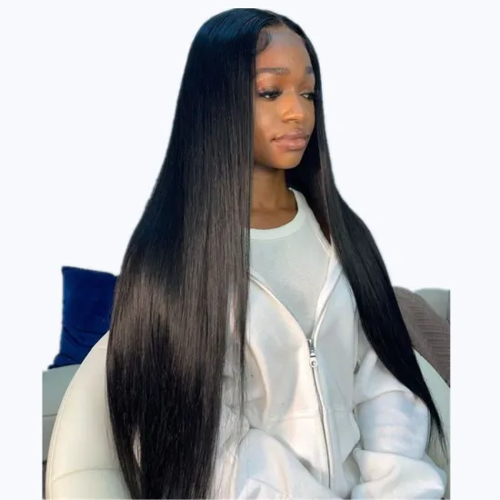 Factory Price Wholesale 100% Vendors Brazilian Full Straight 13x6 HD Cheap Lace Front Perruque Pixie Cut Hair Human Wig