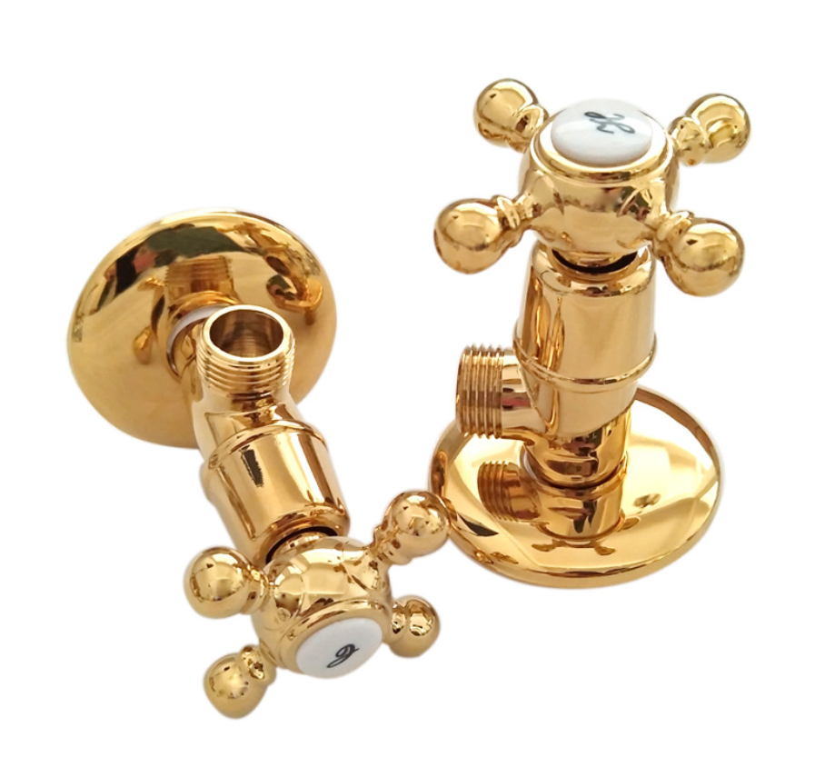 크로스 핸들 크롬 도금 컨템포러리 워시 싱크 믹서 황동 탭 분지 기둥 퀵 오픈