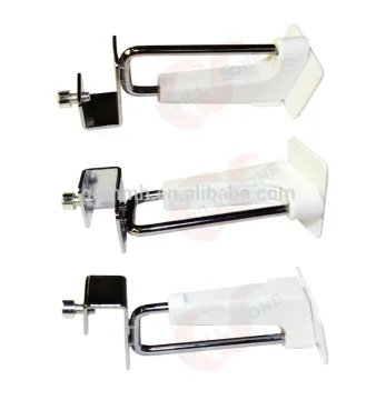 10cm,15cm,18cm,23cm Display hook lock, display rack lock,sliding hook lock for display accessries anti theft in retail shops