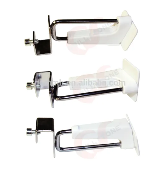 10cm,15cm,18cm,23cm Display hook lock, display rack lock,sliding hook lock for display accessries anti theft in retail shops