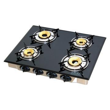 Table type gas stove with 2 burners