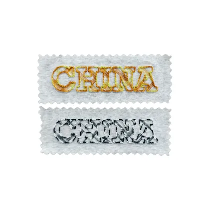 Arch bridge embroidery patch